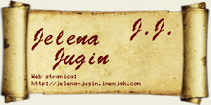 Jelena Jugin vizit kartica